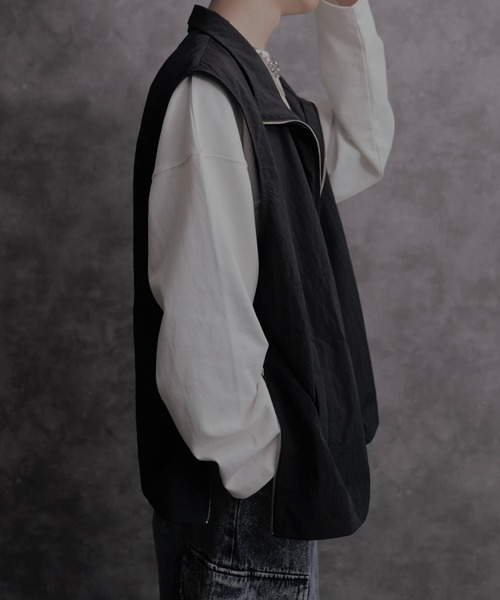 MARK&LONA ジップベスト marka (マーカ) ZIP UP VEST / ジップアップベスト