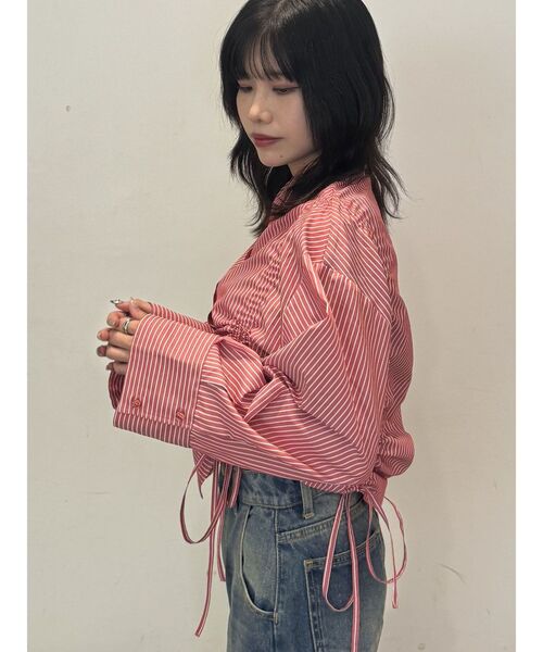 ブラウス シャツ 「洗える」リボンギャザー ブラウス レディース Feroux｜【洗える】リボンギャザー ブラウス | Rakuten Fashion