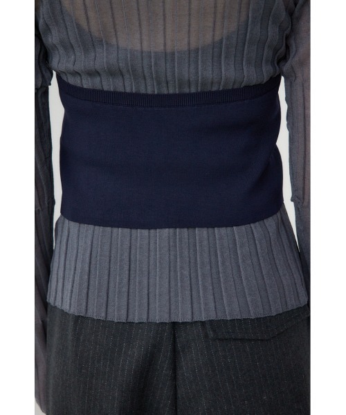 ニット セーター 「PLUS」ホルターネックレイヤードセットニット レディース PLUS（AZUL BY MOUSSY） ニット セーター 「PLUS