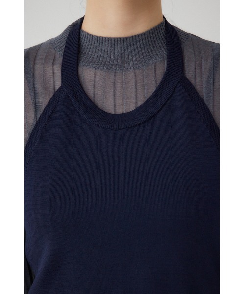 ニット セーター 「PLUS」ホルターネックレイヤードセットニット レディース PLUS（AZUL BY MOUSSY） ニット セーター 「PLUS
