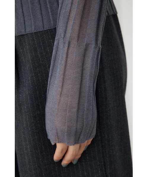 ニット セーター 「PLUS」ホルターネックレイヤードセットニット レディース PLUS（AZUL BY MOUSSY） ニット セーター 「PLUS