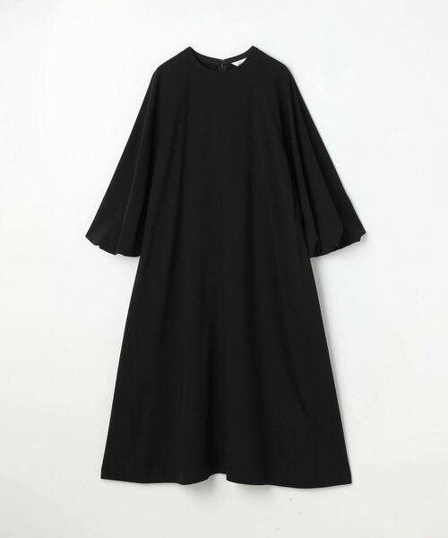 LOISIR ワンピース ダブルクロスバルーンスリーブワンピース