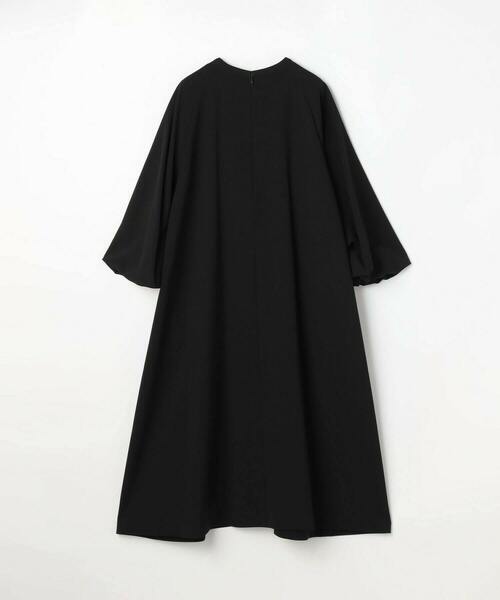 LOISIR ワンピース ダブルクロスバルーンスリーブワンピース