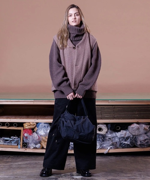 VOAAOV（ヴォアーブ） ベスト ジレ 「VOAAOV」WOOLLET Oversize V-Neck