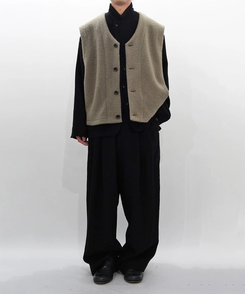 VOAAOV（ヴォアーブ） ベスト ジレ 「VOAAOV」WOOLLET Oversize V-Neck