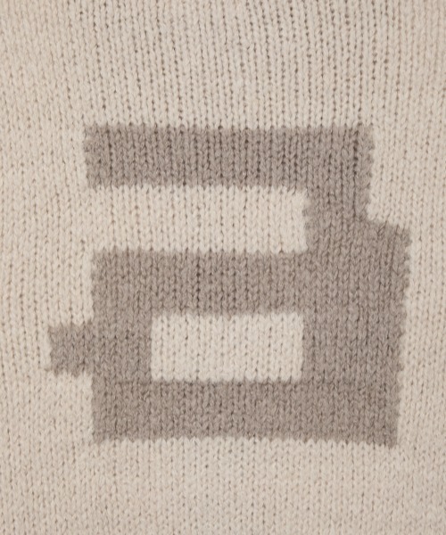 aeae ニットパーカー HALF NECK KNIT ZIP-UP（パーカー）｜aeae（エーイーエーイー