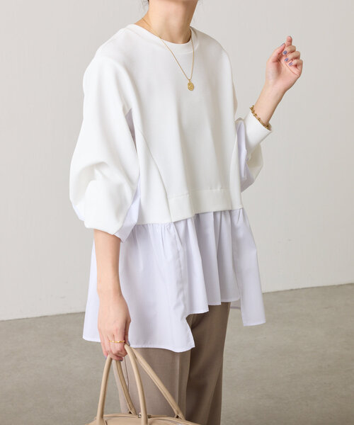 COLLAGE GALLARDAGALANTE tシャツ シャツドッキングプルオーバー