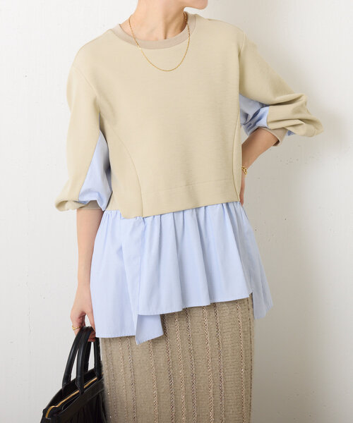 COLLAGE GALLARDAGALANTE tシャツ シャツドッキングプルオーバー