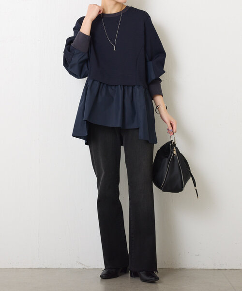 tシャツ ドッキングプルオーバー レディース COLLAGE GALLARDAGALANTE tシャツ シャツドッキングプルオーバー