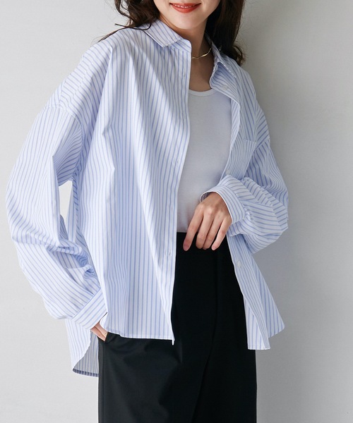 超美品✨完売品 ADORE マルチストライプブラウス ゆったり 38 ブラウス 