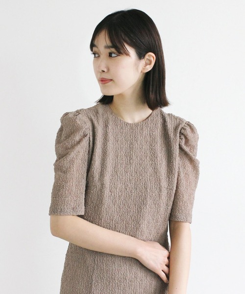 Kaene カエン　半袖ワンピース kaene 「kaene」 半袖ワンピース 36 グレー レディース