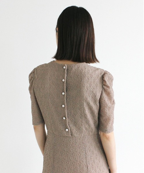 Kaene カエン　半袖ワンピース kaene 「kaene」 半袖ワンピース 36 グレー レディース