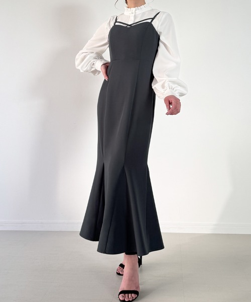 ☘️25新作 ♡ Aje アジュ デニムキャミワンピース 新品♡　015 ADAM ET ROPÉ FEMME(アダム エ ロペ ファム) / 【WEB限定