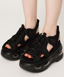 Volume sole sandal ボリュームソールサンダル　37 UN3D. サンダル WAVE CODE VOLUME SOLE SANDAL / ウェーブコード