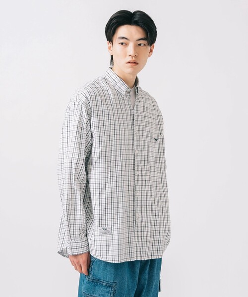 PENNEYS シャツ 「EXCLUSIVE」PENNEY'S / FOX チェック ロング