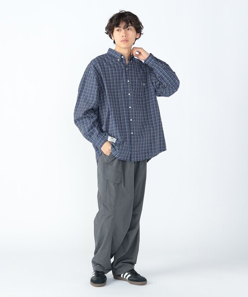 PENNEYS シャツ 「EXCLUSIVE」PENNEY'S / FOX チェック ロング