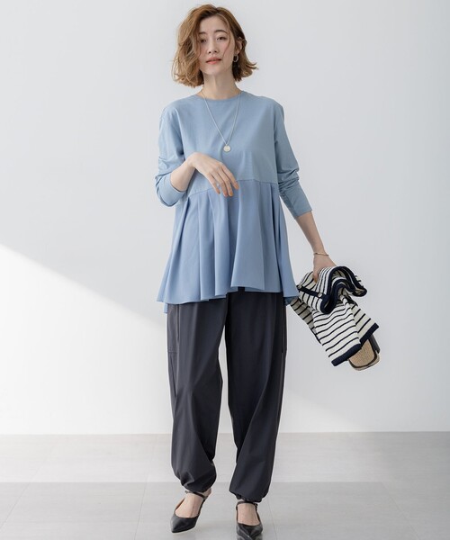 数量は多い  23区 パンツ 「撥水加工/洗える」ナイロン2WAYストレッチ パンツ