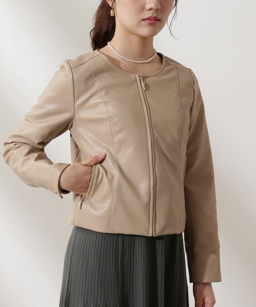 「PROPORTION BODY DRESSING」 ジップアップブルゾン MEDIUM ブラック レディース_画像4