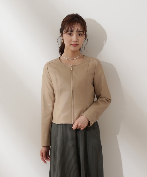 「PROPORTION BODY DRESSING」 ジップアップブルゾン MEDIUM ブラック レディース_画像5