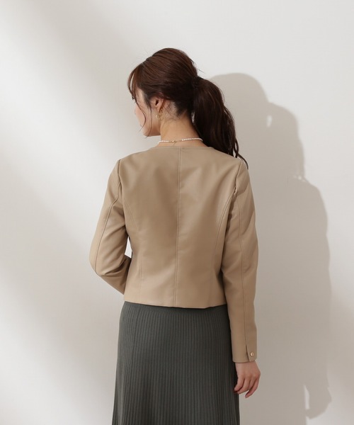 「PROPORTION BODY DRESSING」 ジップアップブルゾン MEDIUM ブラック レディース_画像7