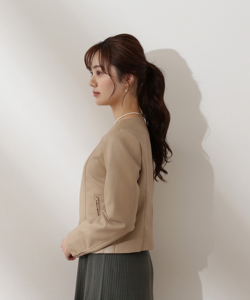 「PROPORTION BODY DRESSING」 ジップアップブルゾン MEDIUM ブラック レディース_画像8