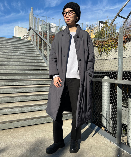SLOBE IENA（スローブイエナ） 中綿コート 38 カーキ レディース