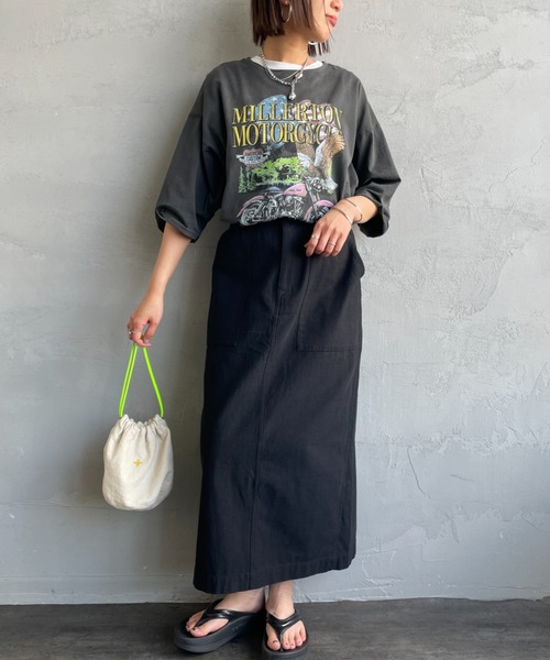 tシャツ 「MICA＆DEAL/マイカアンドディール」 MICA×GOOD ROCK SPEED MILLERTON ロックプリントTシャツ レディー セール/30%OFF】MICA&DEAL×GOOD ROCK SPEED マイカアンド