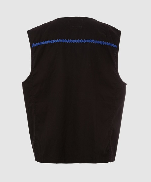 ベスト ジレ 「NOMARHYTHM TEXTILE」Palm Tree Hand Embroidery Vest レディース メンズ Palm Tree Hand Embroidery Vest – NOMARHYTHM TEXTILE