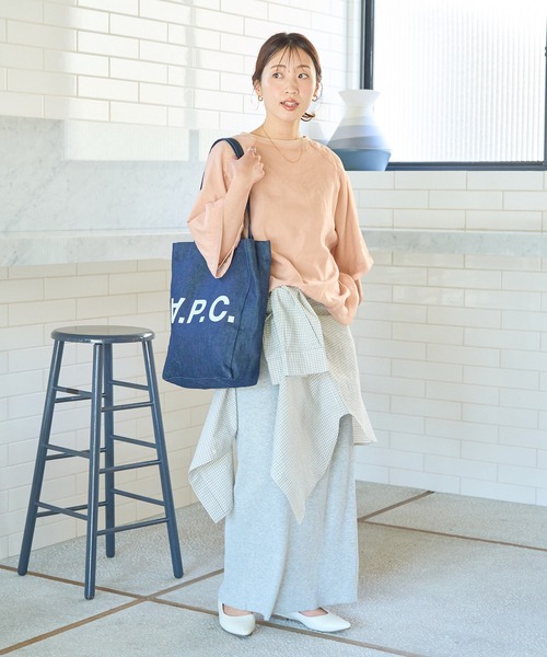 tシャツ 限定展開　オーガンジー×カットソー 重ね ラグラン 半袖 Tシャツ レディース | FREAK'S STORE | 14