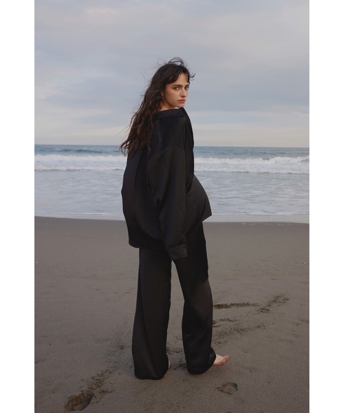 ALEXIA STAM★ナイロンパンツ ALEXIA STAM パンツ Satin Pants/ サテンパンツ レディース