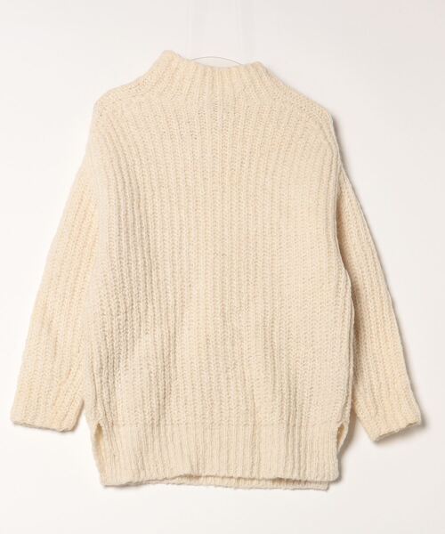 「MACPHEE」 長袖ニット S ホワイト レディース_画像2