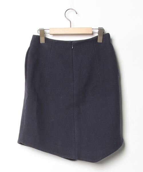 ENFOLD（エンフォルド） スカート 38 ネイビー レディース : ZOZOTOWN