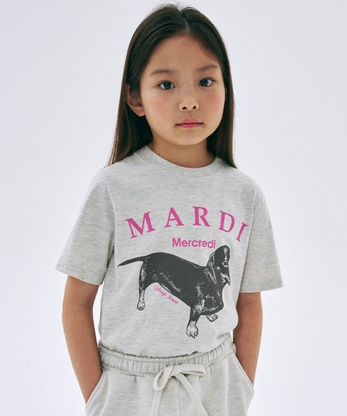 Mardi Mercredi キッズ用Tシャツ【まお】 Mardi Mercredi tシャツ KIDS TSHIRT DDANJI キッズ 子供服