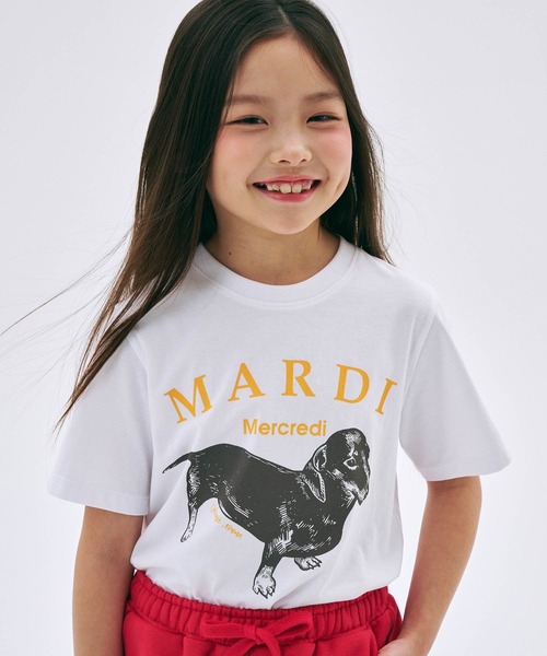 Mardi Mercer キッズ用Tシャツ Mardi Mercredi tシャツ KIDS TSHIRT DDANJI キッズ 子供服