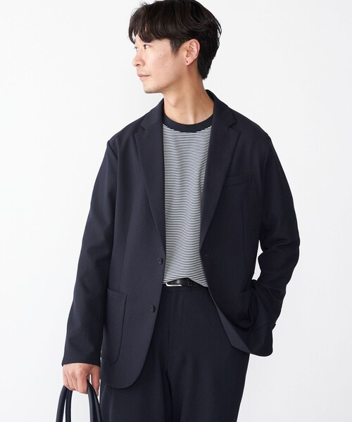 LAD MUSICIAN◇テーラードジャケット/44/ウール/BLU/無地/2221-301 LAD