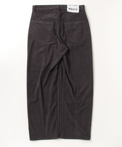「CITEN」 コーデュロイパンツ L ライトグレー メンズ_画像2
