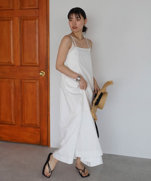 ENC ワンピース volume flare camisole one piece / ボリュームフレア ENC ワンピース volume flare camisole one piece / ボリュームフレア