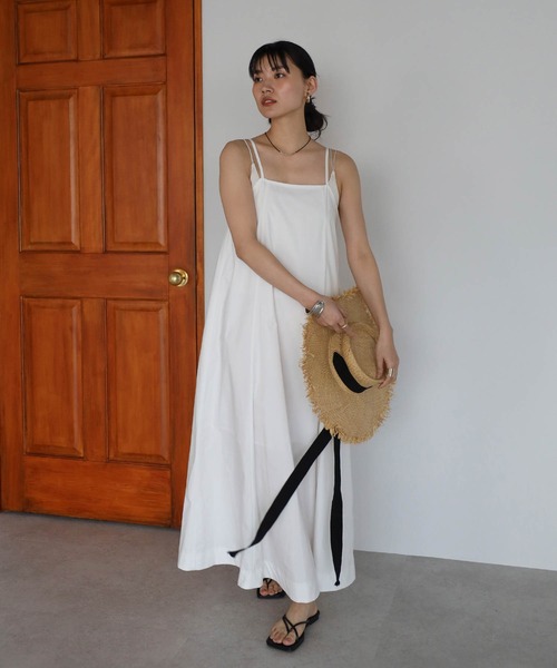 ENC ワンピース volume flare camisole one piece / ボリュームフレア