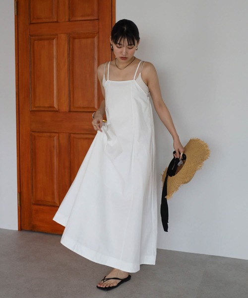 ENC ワンピース volume flare camisole one piece / ボリュームフレア