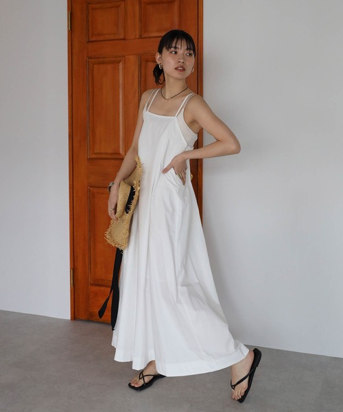 ENC ワンピース volume flare camisole one piece / ボリュームフレア