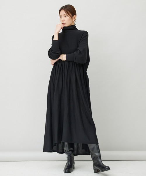 Curensology（カレンソロジー） ニットワンピース FREE ブラック