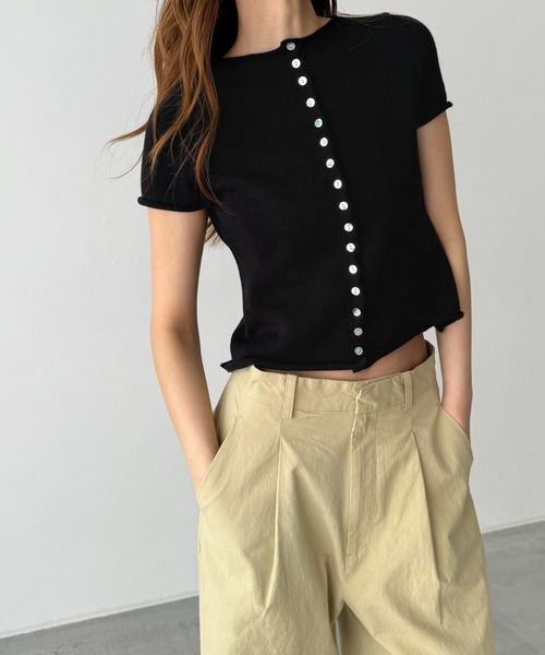 CANAL JEAN El mar カーディガン￼ キャナルジーン CANAL JEAN El mar(エルマール) ウール混