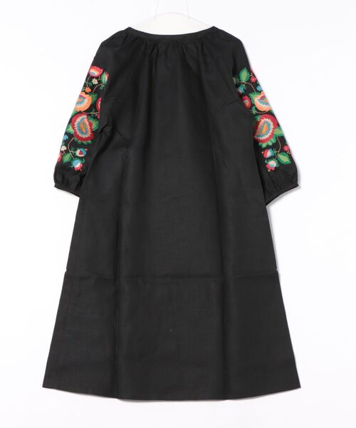 ワンピース 「欧州航路」ウクライナ伝統刺繍 クヴィトカワンピース