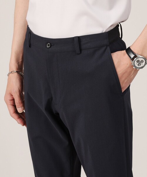 TAKEO KIKUCHI スラックス サイドゴアウエスト ストレートパンツ