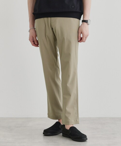 TAKEO KIKUCHI スラックス サイドゴアウエスト ストレートパンツ