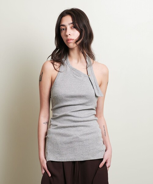 ATTISESSION tシャツ 「ATTISESSION」バックタイ ホルターネック