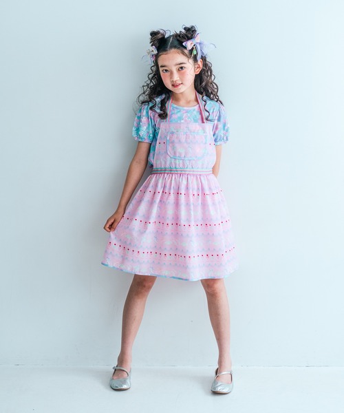 fafa（フェフェ） ワンピース CARLA | エプロン キッズ 子供服 女の子