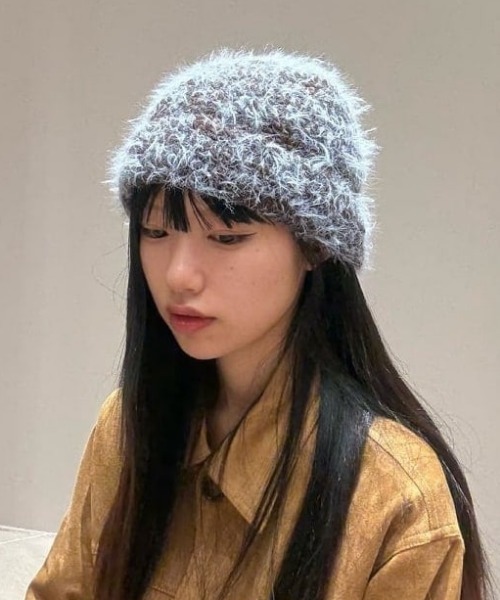 Ray BEAMS（レイ ビームス） 帽子 ハット 手編み MIXニット ハット