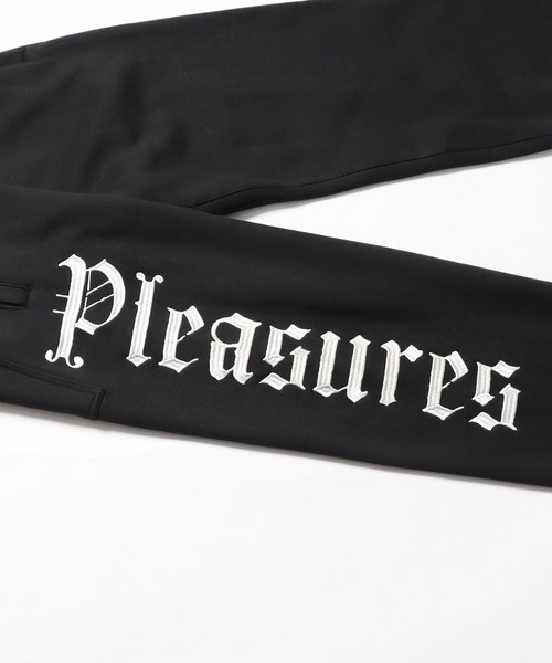 【PLEASURES スウェット】 PLEASURES スウェットパンツ ジャージ PLEASURES/プレジャーズ