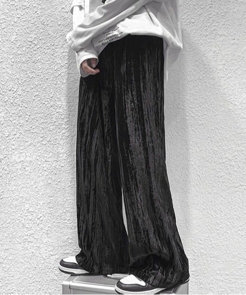 「neos」 イージーパンツ MEDIUM ブラック メンズ_画像2